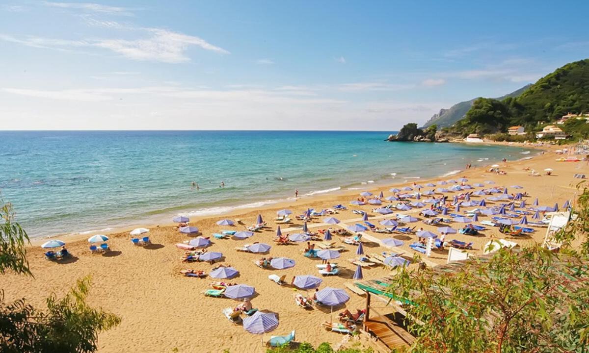 Aurora Apartment Corfu Pelekas Exterior photo
